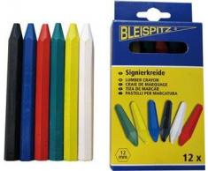 Haromac 4209229SB Signierkreide-Satz in 6 Farben, 12-teilig in Schachtel