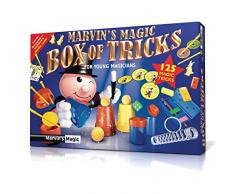 Marvins Magic 54063 - Zauberkasten Marvin`s Zauber-Set 125 Tricks, Komplettset für 125 Zaubertricks, Zauber Set für Magier ab 6 Jahre, Ausstattungsset mit deutscher Anleitung zum Zaubern lernen