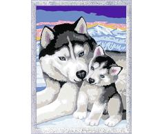 Ravensburger Malen nach Zahlen 28479 - Husky Kuss