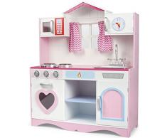 Leomark Pink Play Große Holzküche Fur Kinder 82x30x101 KinderKÜCHE Spielküche Zubehör Kitchen Kinderspielküche Spielzeug KÜCHE Aus Holz