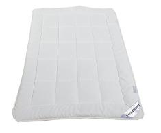 Luxusfeder - Atmungsaktive allergikergeeignete Bettdecke | Kinderbettdecke 100x135 cm | Öko-Tex zertifiziert