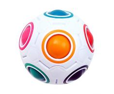 KidsPark Magic Ball Regenbogen Ball Zauberwürfel 3D Puzzle Ball Speed Cube Würfel Regenbogenball Toy Pädagogische Spielzeug