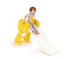 YUIO Faltschlitten Kleinkinderrutschen und Kletterpflanzen Outdoor-Küche Spielsets for Kleinkinder Indoor-Kinder Kinder Spielzeug Spaß Hinterhof Spielplatz
