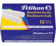 Pelikan Wandtafelkreide 755/12, weiá, Kartonschachtel mit 12 Kreiden