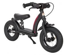 BIKESTAR Kinder Laufrad Lauflernrad Kinderrad für Jungen und Mädchen ab 2-3 Jahre | 10 Zoll Classic Kinderlaufrad | Schwarz