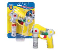 Pustefix Bubble-Shooter I 55 ml Seifenblasenwasser I Bunte Bubbles für Hochzeit, Kindergeburtstag, Polterabend, Standesamt, Sommerparty I Seifenblasen Spielzeug-Pistole für Kinder & Erwachsene