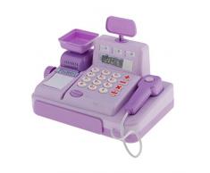 CUTICATE Elektrische Kinder Spielkasse Spielzeug Kinderkasse Spielzeugkasse mit Scanner - Lila