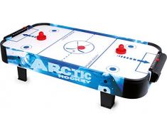small foot 9878 Air-Hockey-Spieltisch aus Holz und Kunststoff, mit einem Puck und zwei Schlägern, ab 3 Jahren