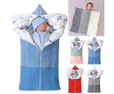 Yinuoday Kinderwagen Decke, Neugeborenen Wickeldecke Winter warme Schlafsack für 0-12 Monate Baby Jungen oder Mädchen