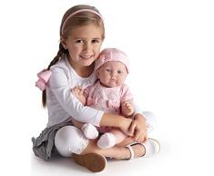 JC TOYS, realistische Baby-Puppe Lily, Hellrosa, 45,7 cm