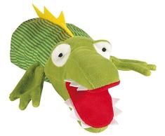 sigikid, Jungen und Mädchen, Handpuppe Krokodil, Kasperletheater, Grün, 40183