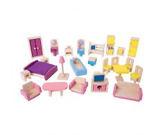 Bigjigs Toys Heritage-Spielset Puppenmöbel-Garnitur