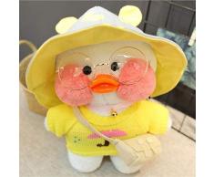 FCS Plüschtier 30cm Cartoon Niedlich Lalafanfan Cafe Ente Plüschtier Gefüllte Weiche Kawaii Ente Puppe Tier Kissen Geburtstag