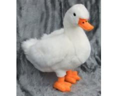 Wollis 98629 - Gans weiß 33 cm Goose Plüschgans Stofftier Kuscheltier von Leosco