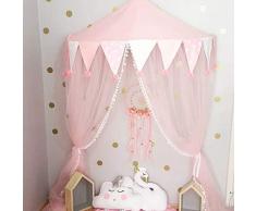 Sue-Supply Prinzessin Betthimmel für Mädchen - Kinderbett Zelt Leseecke Layout Half Moon Game House Betthimmel