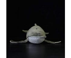 tianluo Plüschtier 40 cm lang echtes Leben weichen Buckelwal Plüschtier realistische Wal Meerestier Plüschtier Geschenk Kinder Kinder