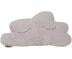 Smithy Kissen/Dekokissen/Kinderkissen Wolke, grau, 35x20 cm