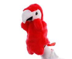 hehuanxiao Handpuppen Cartoon Papagei Handpuppe Niedlichen Vogel Tier Spielzeug Storytelling Prop Kinder Geschenk Kindergarten Lehrmittel
