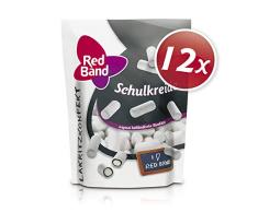 Red Band Schulkreide Lakritzkonfekt 175 g Stehbeutel – 12er Pack | Lakritz