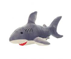 Weisser Hai Ca. 35 cm Plüschtier Kuscheltier Stofftier Plüschhai ,Plüsch-Plüschtierspielzeug des Weißen Hais, Sofa Car Cushion Gifts Für Kinder