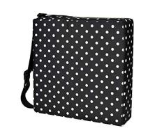 FlyIdeas Sitzerhöhung Kinder für Stuhl | Sitzkissen Kinderstuhl Baby | Wasserdicht Abnehmbarer und Waschbarer Bezug | Mit 2 Verstellbaren, Extra Starken Trägern und Schnallen | 9 cm Extra Boost