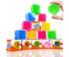 German Trendseller® 12 x Ultra Cube - 3D Marble Puzzle ┃ Knobelspiele ┃ Klassiker ┃ Mitgebsel ┃ Geduldspiel - IQ - Mind Game ┃ Einzeln Verpackt ┃12 STK