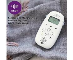 Philips Avent Audio-Babyphone SCD713/26, DECT-Technologie, Eco-Mode, 18 Std. Laufzeit, Gegensprechfunktion, Schlaflieder
