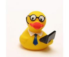 DUCKSHOP I Badeente Notebook I Quietscheente I L: 7,5 cm