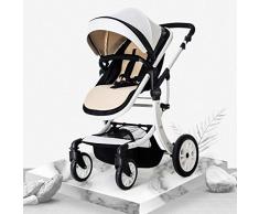 YRSTC Buggies,Babywagen,Tragbare Pram, extra große Speicher-Korb Reise Kinderwagen, Reclining Dämpfende Leichte Hoch Landschaft Kinderwägen for Baby, große Kapazitäts-Kinderwagen (Color : B)