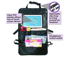 Auto-Rücksitztasche, Auto Organizer, Utensilien-Tasche - Halter für DVD Players, Tablets, Multimedia, Kinderwagen-Organiser, Reise- oder Travel-Organiser