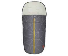 Diono All Weather Footmuff, wetterfester Fußsack zum Schutz Ihres Babys in Kindersitzen und Kinderwägen, Grau