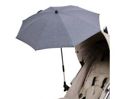 DIAGO Deluxe Sonnenschirm Kinderwagen, grau