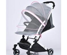 TYW Moskitonetz, Kinderwagen Moskito-Insekt-Netz Zubehör Mesh für Kinderwagen Buggy Krippe Netting Wagen Moskitonetz Kinderwagen Full Cover Netting,E