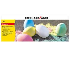 Eberhard Faber 526511 Straßenmalkreide in Eierform, 10er, Mehrfarbig
