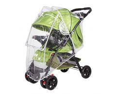 SONARIN Universal Regenschutz für Kinderwagen,Gute Luftzirkulation,Bequemes Kontakt-Fenster,einfache Montage an jedem Kinderwagen,Schadstofffrei