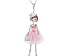 Xianglsp Co.,ltd Halskette Mode Puppe Halsketten Für Frauen Antike Silberfarbe Halsketten Schmuck Maxi Lange Ketten Big Choker