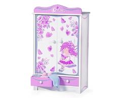 Jose Cuevas Jose cuevas54017 32 x 20 x 54 cm selbst und Aufhänger Holz Puppe Kleiderschrank mit Schublade