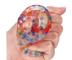 Regenbogen Ball Langsam steigend Squeeze Spielzeug Anti Stress Squishies Griff Ball Dekompression Stressabbauer Spielzeug Geschenk Handtrainer für Kinder und Erwachsene