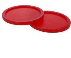 JOJOZZ 2 Air Hockey Pucks Tisch Eishockey Stücke 50mm Tisch Eishockey Zubehör Eltern-Kind Interaktives Kinderspieltisch 5 Stück
