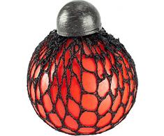 Loomiloo® Anti-Stress-Ball in Rot | Spielzug Quetschball im Netz | gegen Stress oder Muskelverspannungen | Spannungskugel für Büro oder Freizeit | Geschenk Für Kinder und Erwachsene