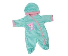 Baoblaze Süße Kleidung für 18 Zoll Puppen, Strampler Jumpsuit Overall Puppebekleidung - H