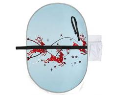 Baby tragbares Pad wasserdicht faltbar Santa Claus Schlitten Schlitten Rentier Sterne Windelmatte Reisematte Bequemes Aufhängen
