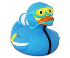 Lilalu 8 x 8 cm/50 g Sammler- und Baby-Badespielzeug Gummiente