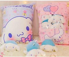YANGDIAN Plüsch 8 STK/los Zwei Taschen Von Kleinen Plüschwale Spielzeug Rosa Sakura Kaninchen Japan Animestuffed Puppe Simulation Candy In Bag Werfen Kissen