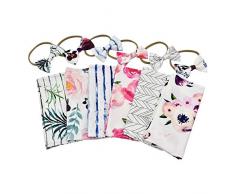 Strickdecke Babydecke Kuscheldecke,Odot Kinderwagen im Freien Kinderdecke Krabbeldecke Perfekt für Mädchen und Jungen Baby (47cm x 27cm,Blume 2)