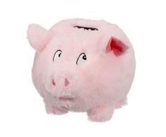 Topshop24you wunderschönes Sparschwein Spardose Plüschschwein, mit Sound, ca. 15cm groß