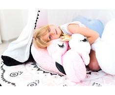 Schwan, Prinzessin, GROSS 60x50, Kuscheltier Schwan, Kissen, Schwan Tier, 60 x 50 cm
