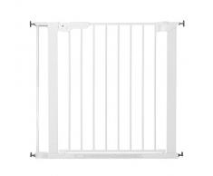 BabyDan Premier Türschutzgitter / Treppenschutzgitter zum Klemmen, 79,6 - 86,5 cm - hergestellt in Dänemark und vom TÜV GS geprüft, Farbe: Weiß