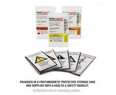 First4magnets F4M812-1 Mittlerer roter AlNiCo Hufeisenmagnet-9kg Anziehungskraft (40 x 25 x 25mm) (1 St-Packung)