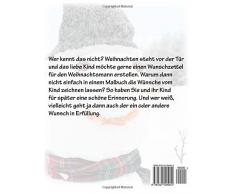 Mein Wunschzettel für den Weihnachtsmann: Malbuch, 50 Seiten weiß